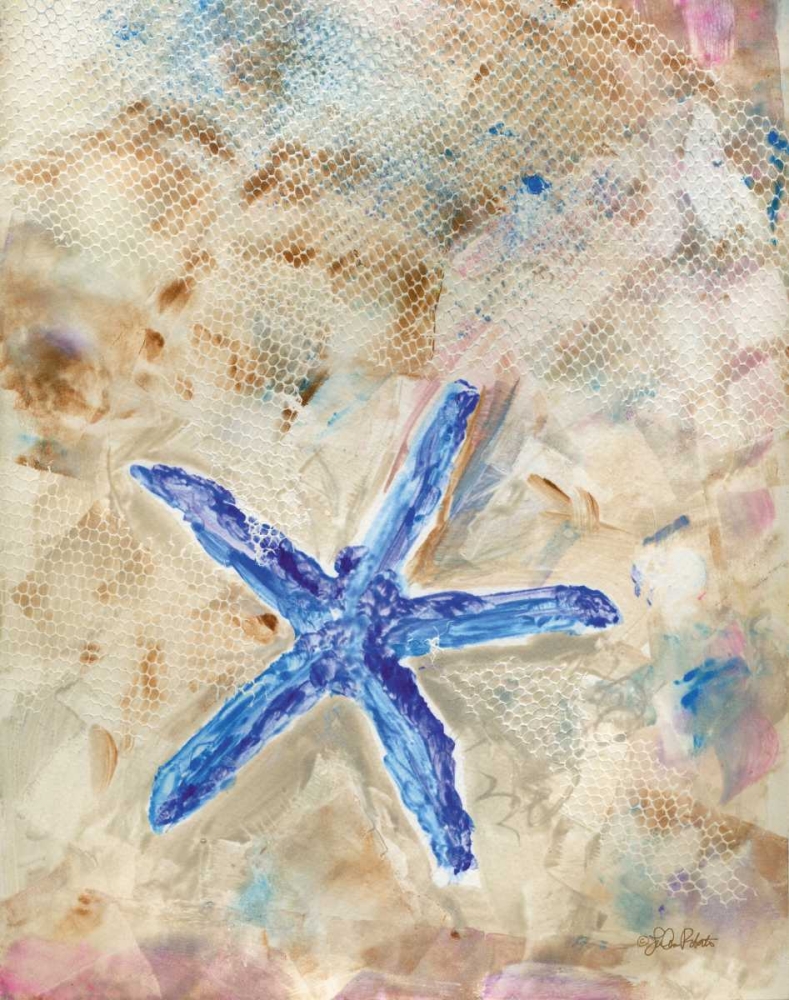 Blue Starfish art print by LuAnn Roberto for $57.95 CAD