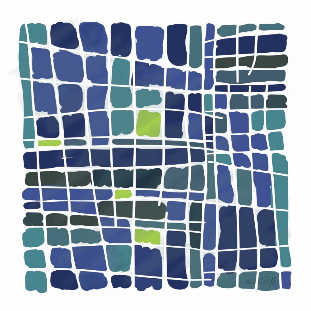 Blue Watercolor art print by Kris Ruff for $57.95 CAD