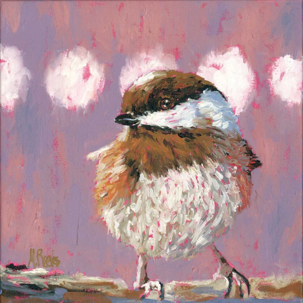 Hellow Chickadee art print by Molly Reeves for $57.95 CAD