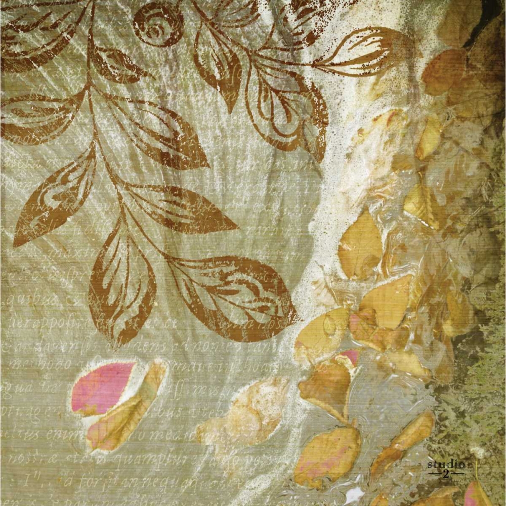 Gold Swirl I art print by Studio 2 for $57.95 CAD