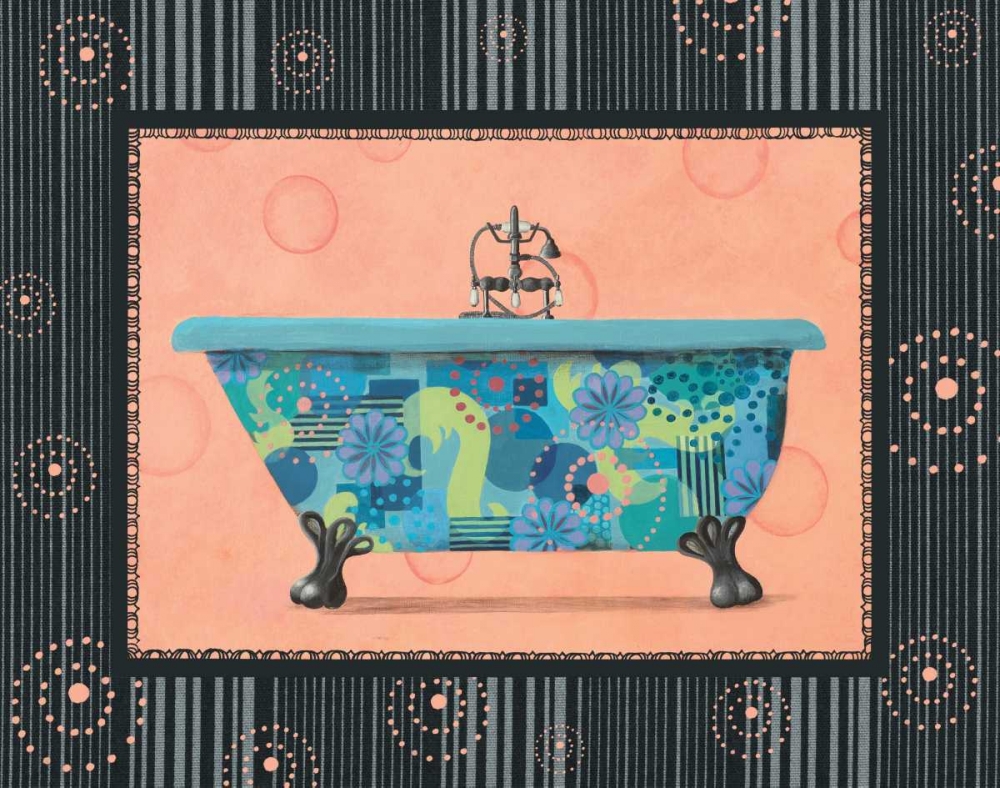 Retro Tub II art print by Pamela Smith for $57.95 CAD