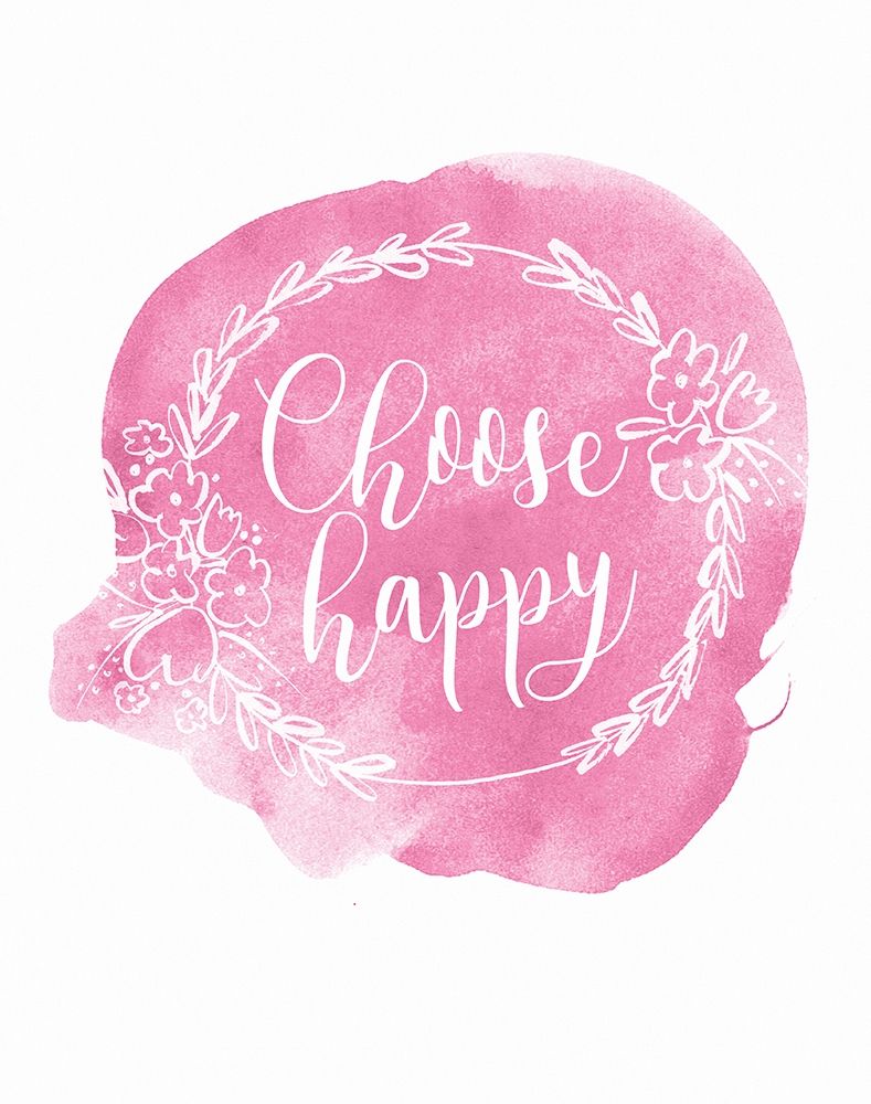 Choose Happy art print by Isabel Serna for $57.95 CAD