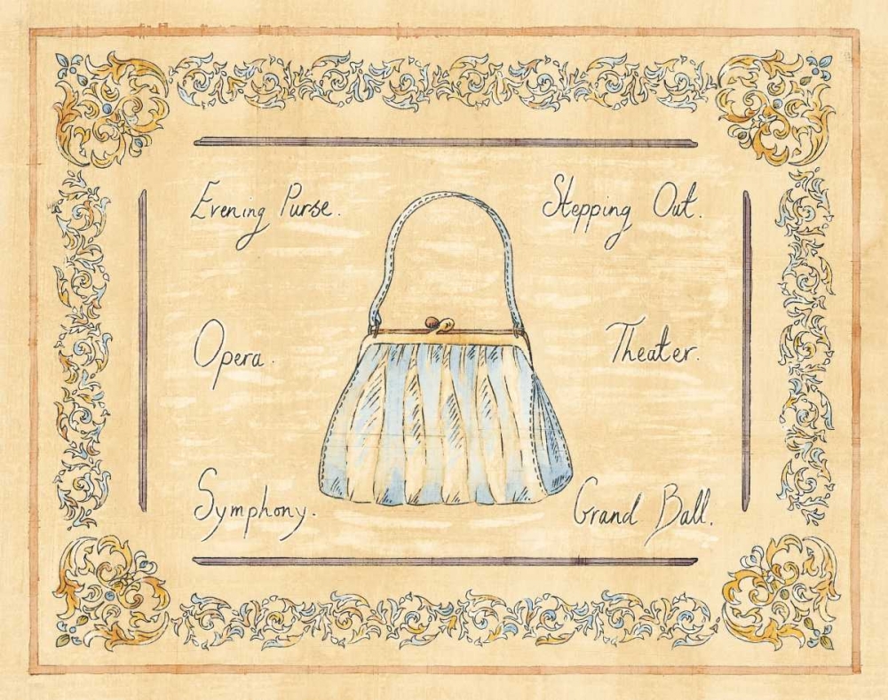 Evening Purse art print by Banafshe Schippel for $57.95 CAD