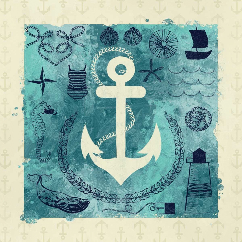 Anchor in Love I art print by Ashley Sta Teresa for $57.95 CAD