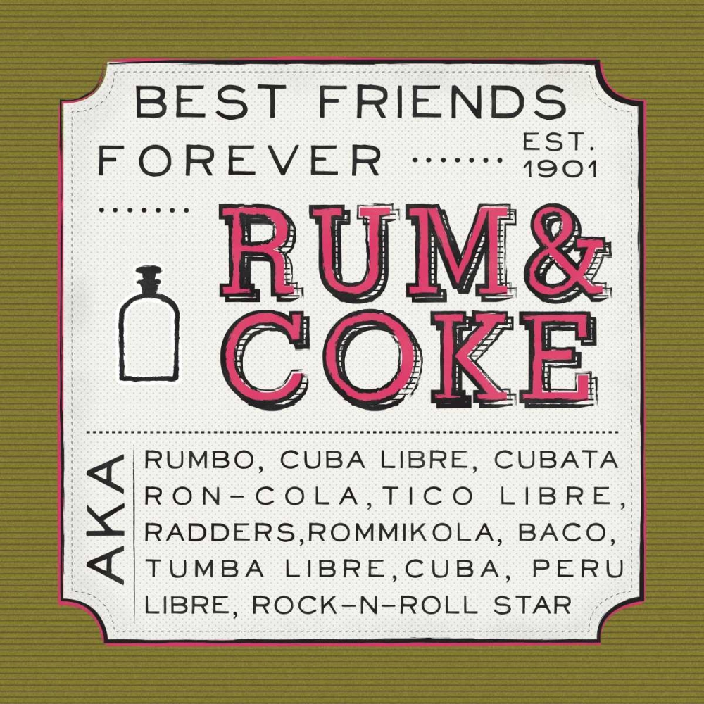 Rum and Coke art print by Ashley Sta Teresa for $57.95 CAD