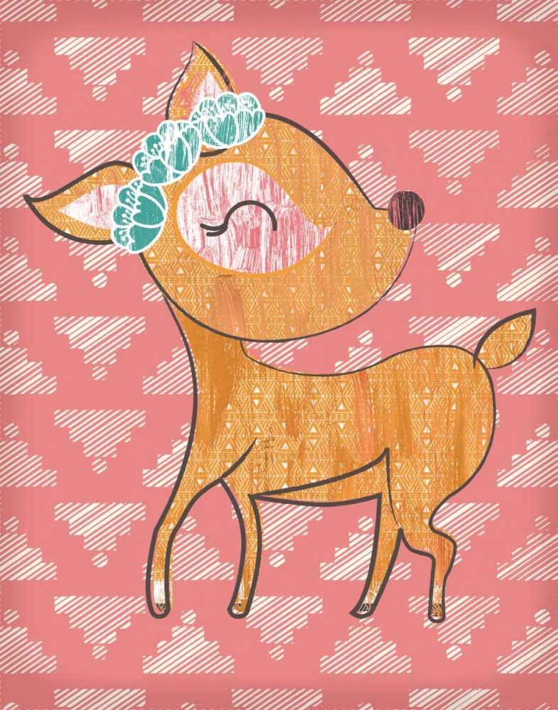 Dahlia Deer art print by Ashley Sta Teresa for $57.95 CAD