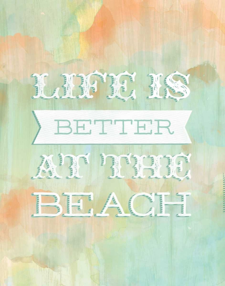 Life Beach art print by Ashley Sta Teresa for $57.95 CAD