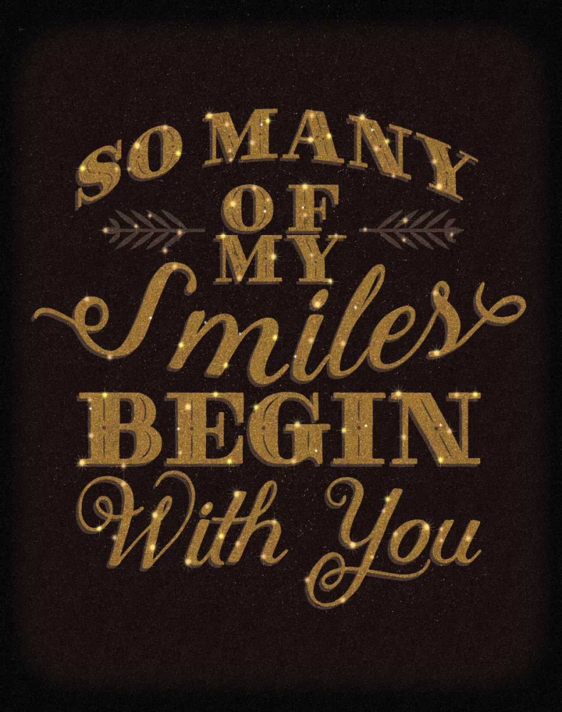 Smiles Gold art print by Ashley Sta Teresa for $57.95 CAD