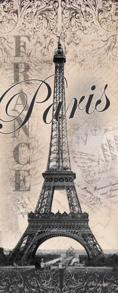Eiffel Tower art print by Todd Williams for $57.95 CAD