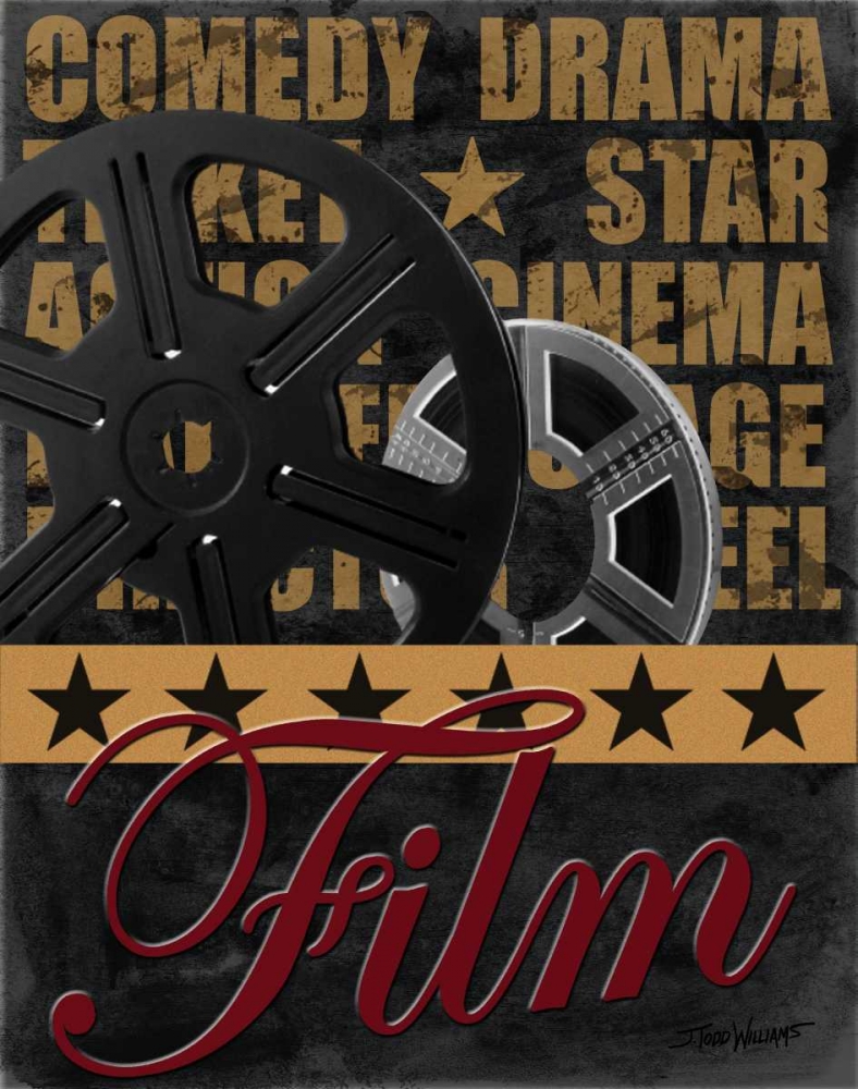 Film art print by Todd Williams for $57.95 CAD