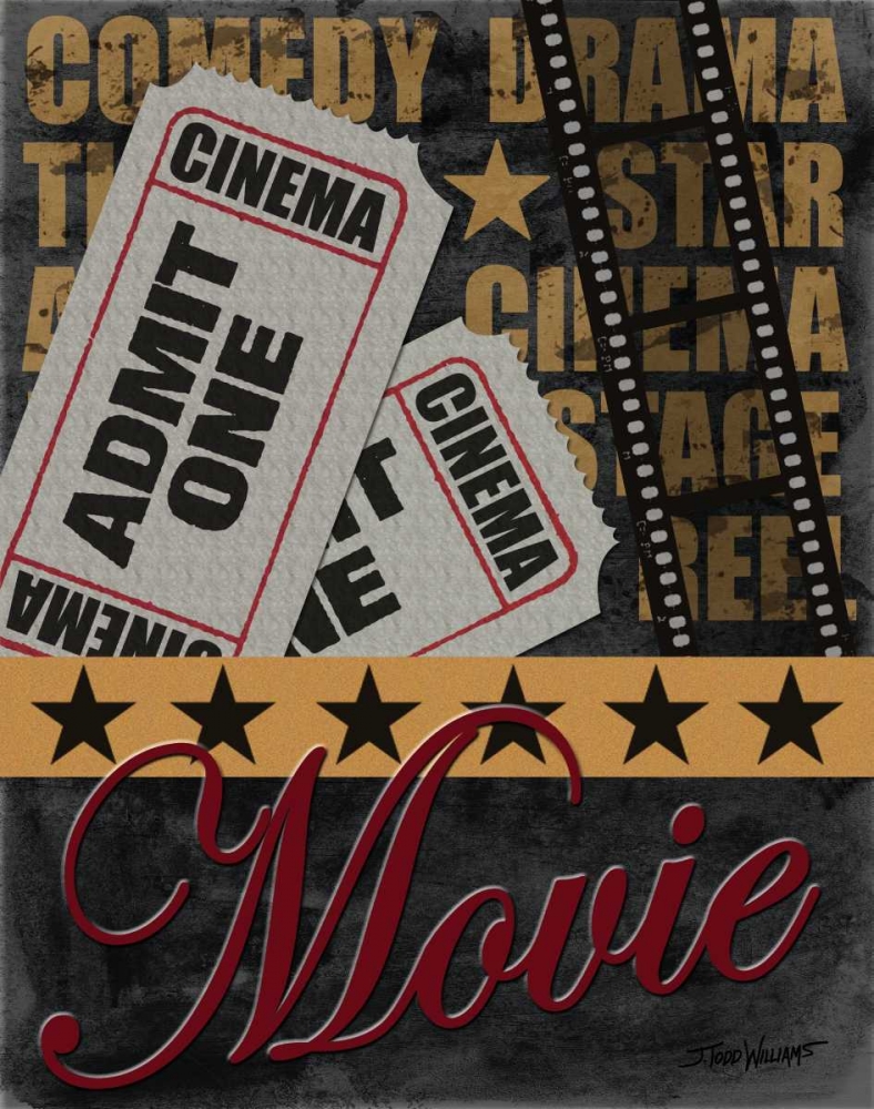 Movie art print by Todd Williams for $57.95 CAD