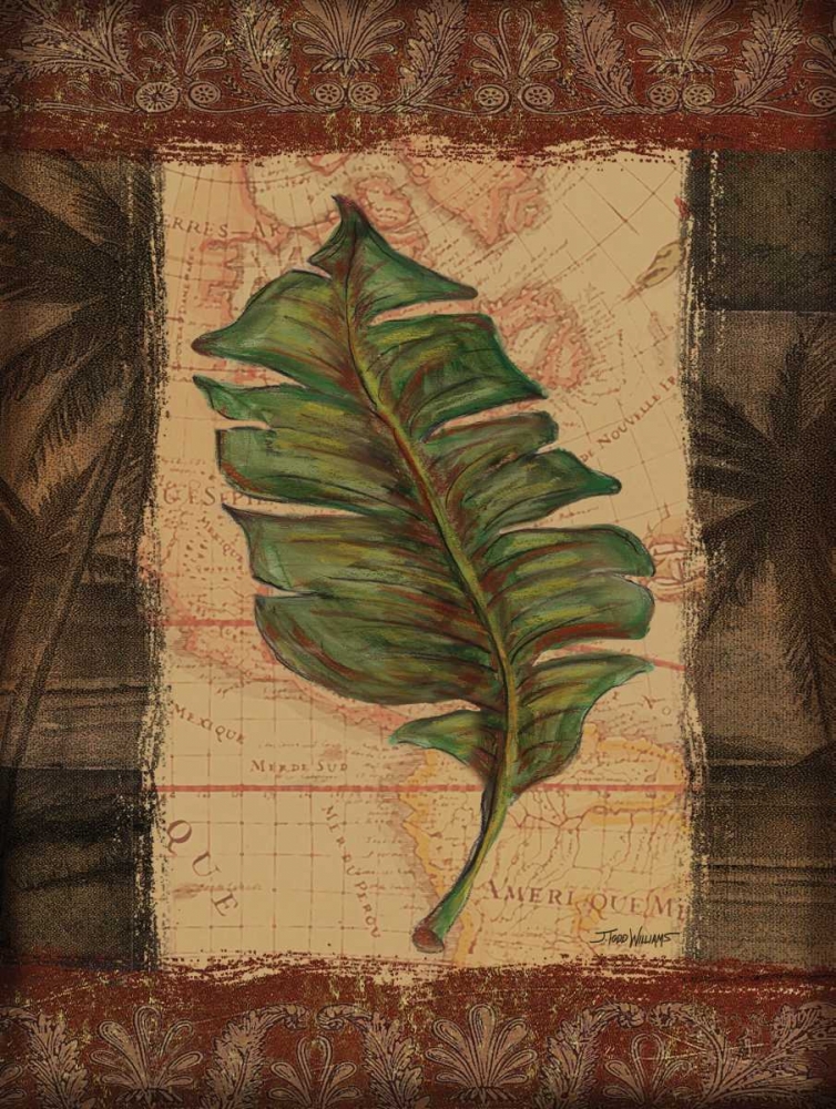 Tropical Leaf I art print by Todd Williams for $57.95 CAD