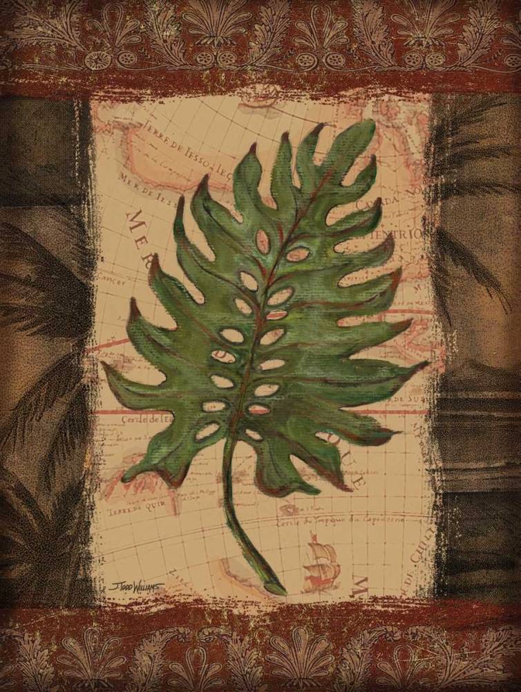 Tropical Leaf II art print by Todd Williams for $57.95 CAD