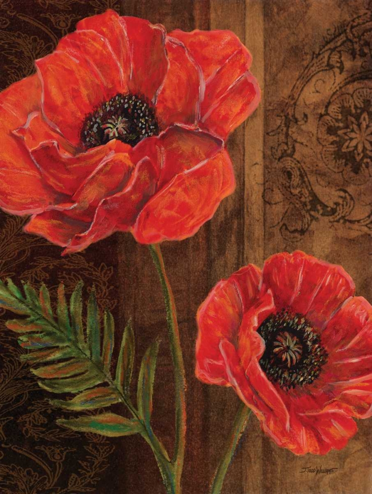 Poppy Portrait II art print by Todd Williams for $57.95 CAD