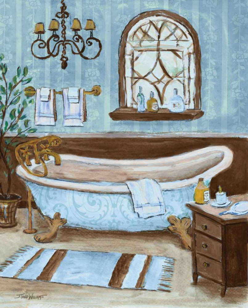 Tranquil Tub II art print by Todd Williams for $57.95 CAD