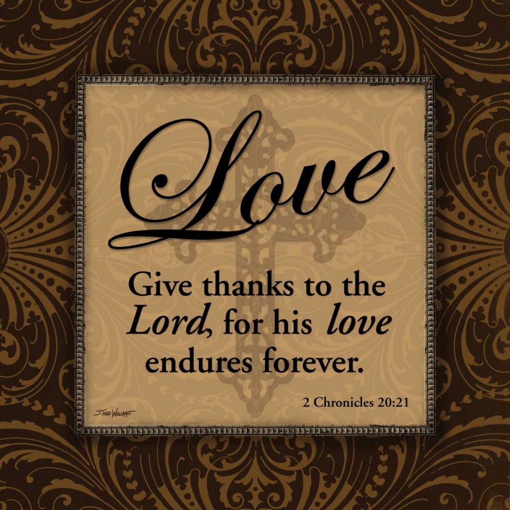 Love art print by Todd Williams for $57.95 CAD