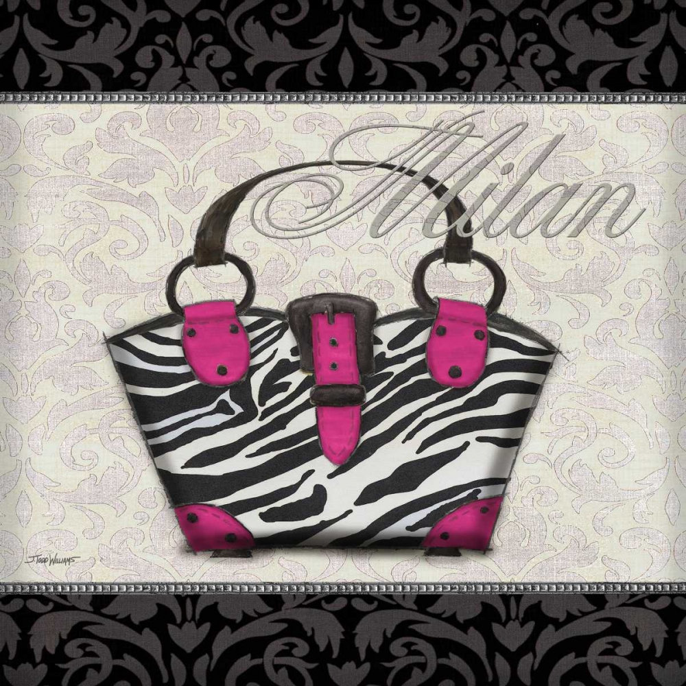 Pink Purse Square I art print by Todd Williams for $57.95 CAD