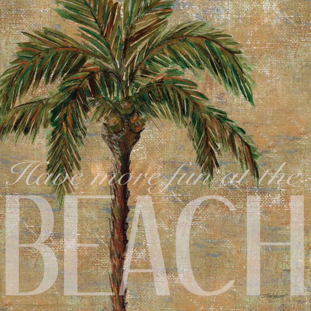 Beach Palm art print by Todd Williams for $57.95 CAD