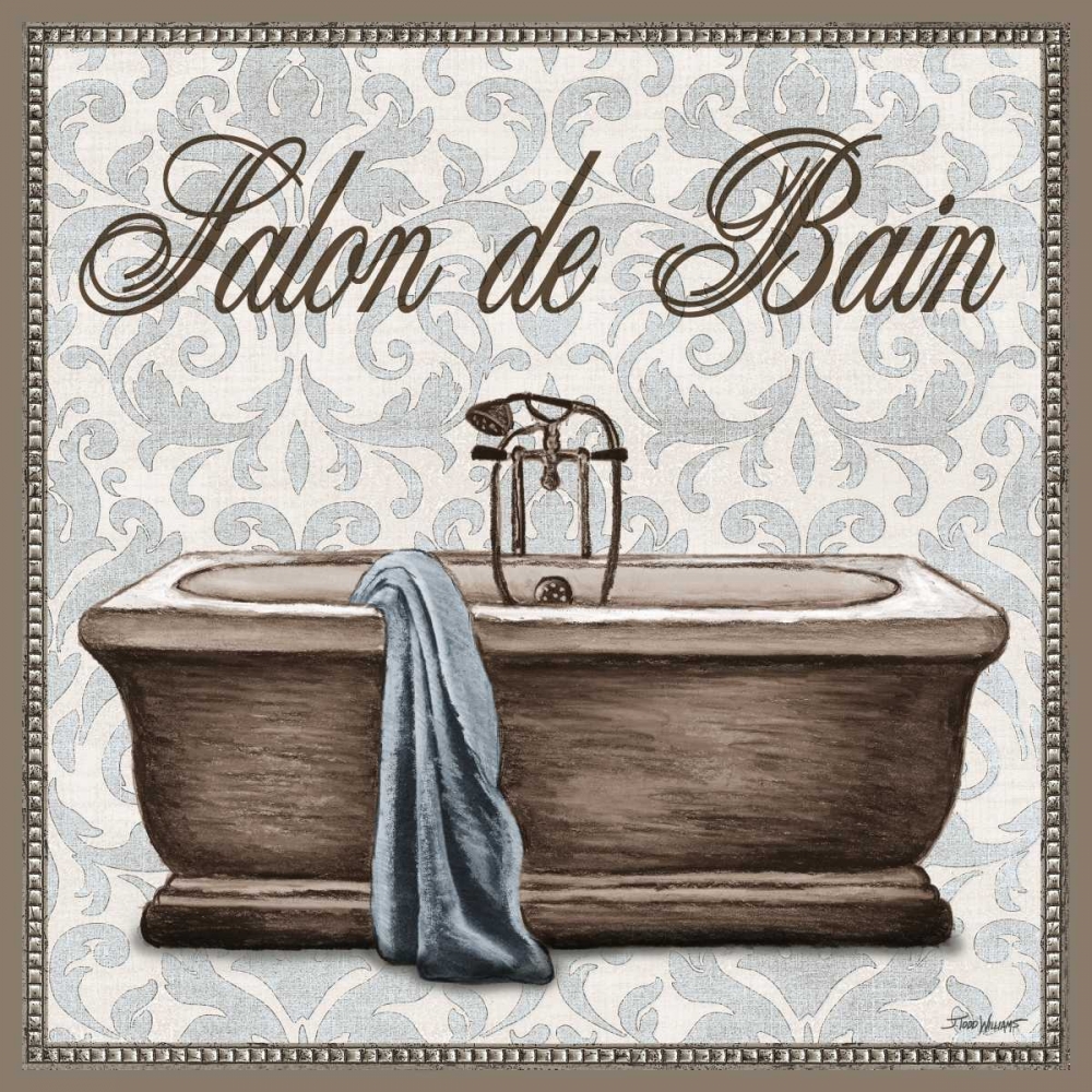 Salon de Bain Square art print by Todd Williams for $57.95 CAD