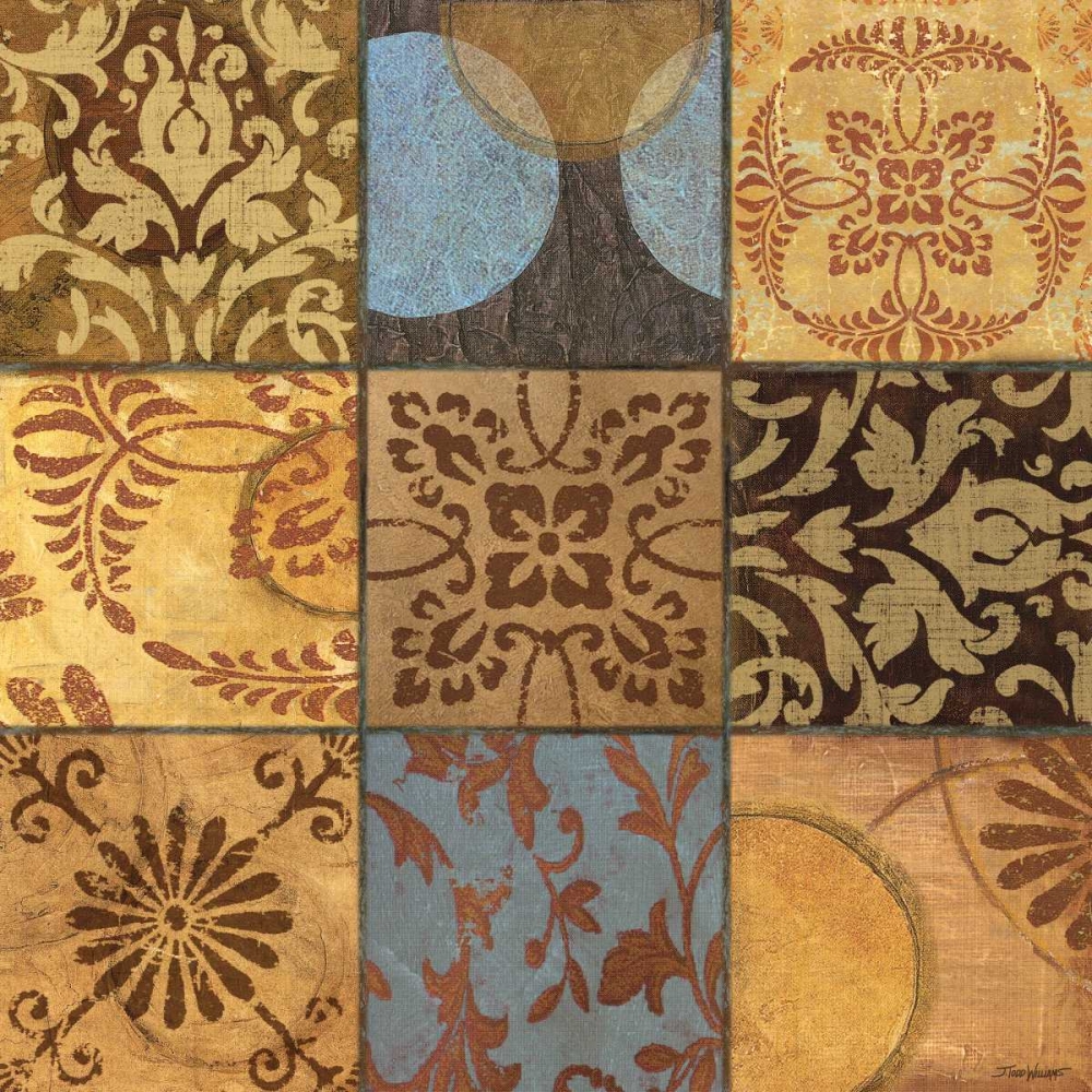 Decorative Patchwork I art print by Todd Williams for $57.95 CAD