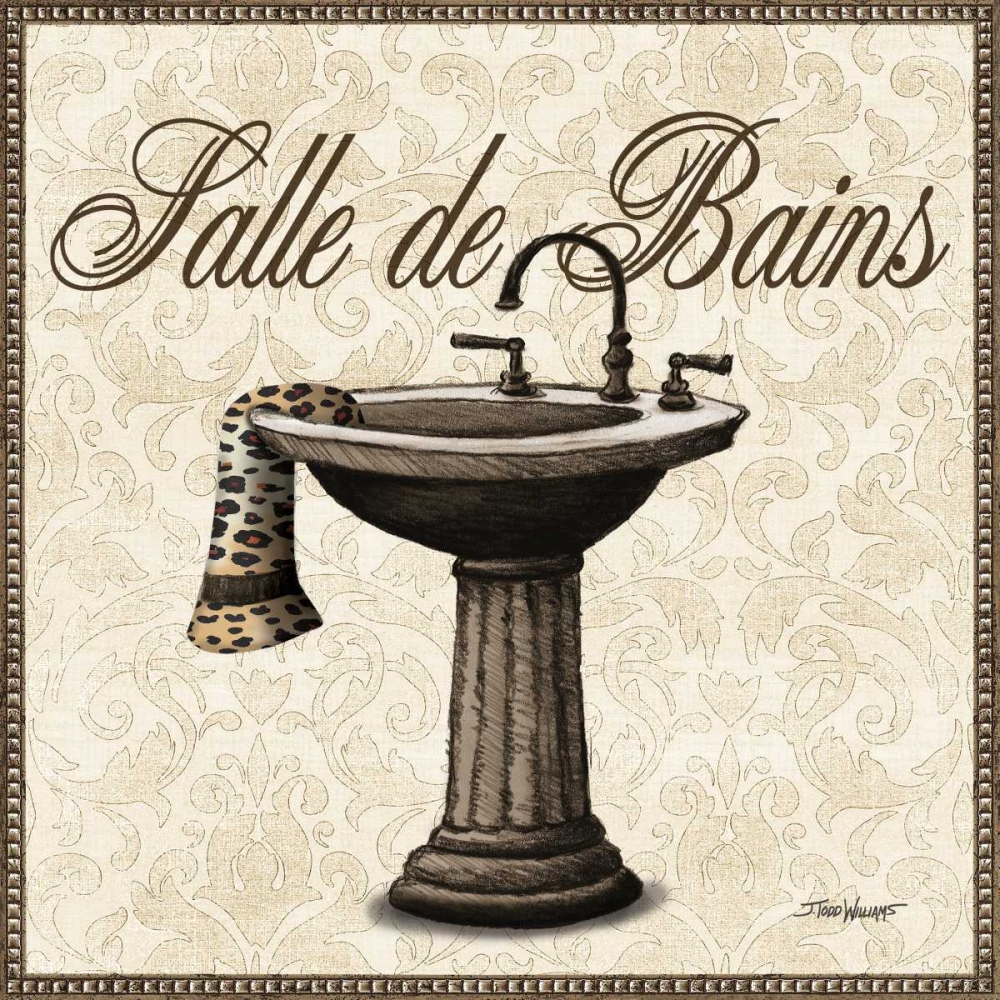 Leopard Bath II art print by Todd Williams for $57.95 CAD