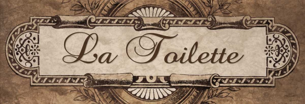 French Bath Sign I art print by Todd Williams for $57.95 CAD