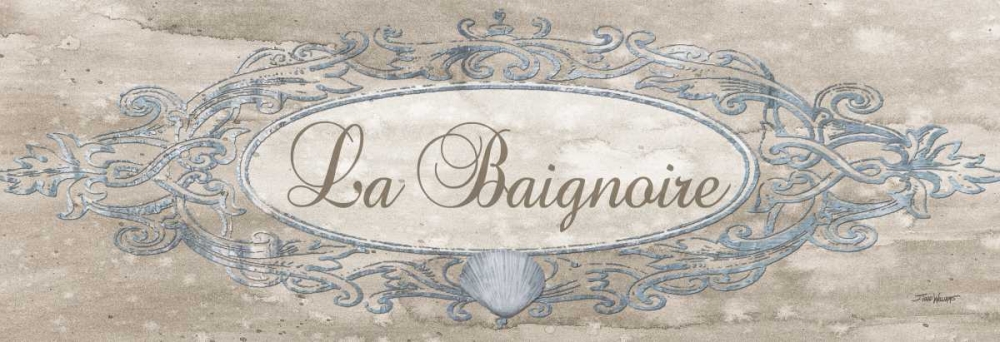 La Baignoire Sign art print by Todd Williams for $57.95 CAD