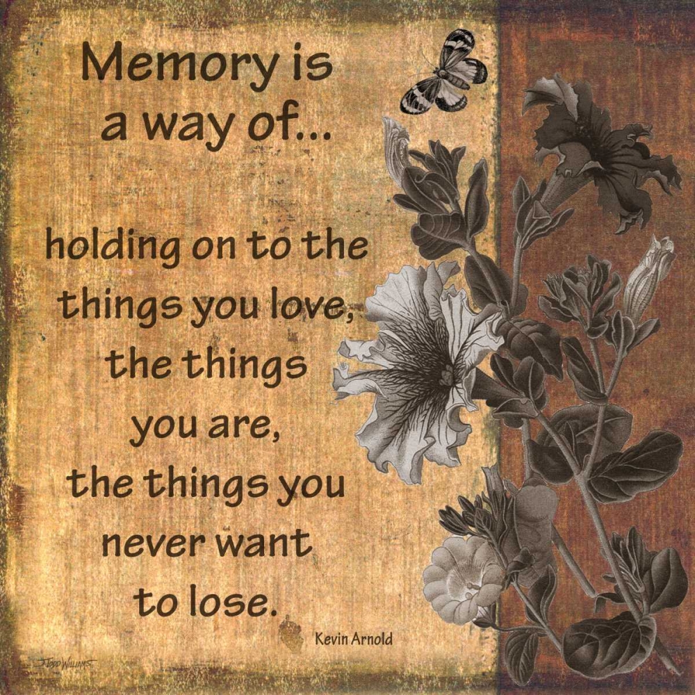 Memory art print by Todd Williams for $57.95 CAD
