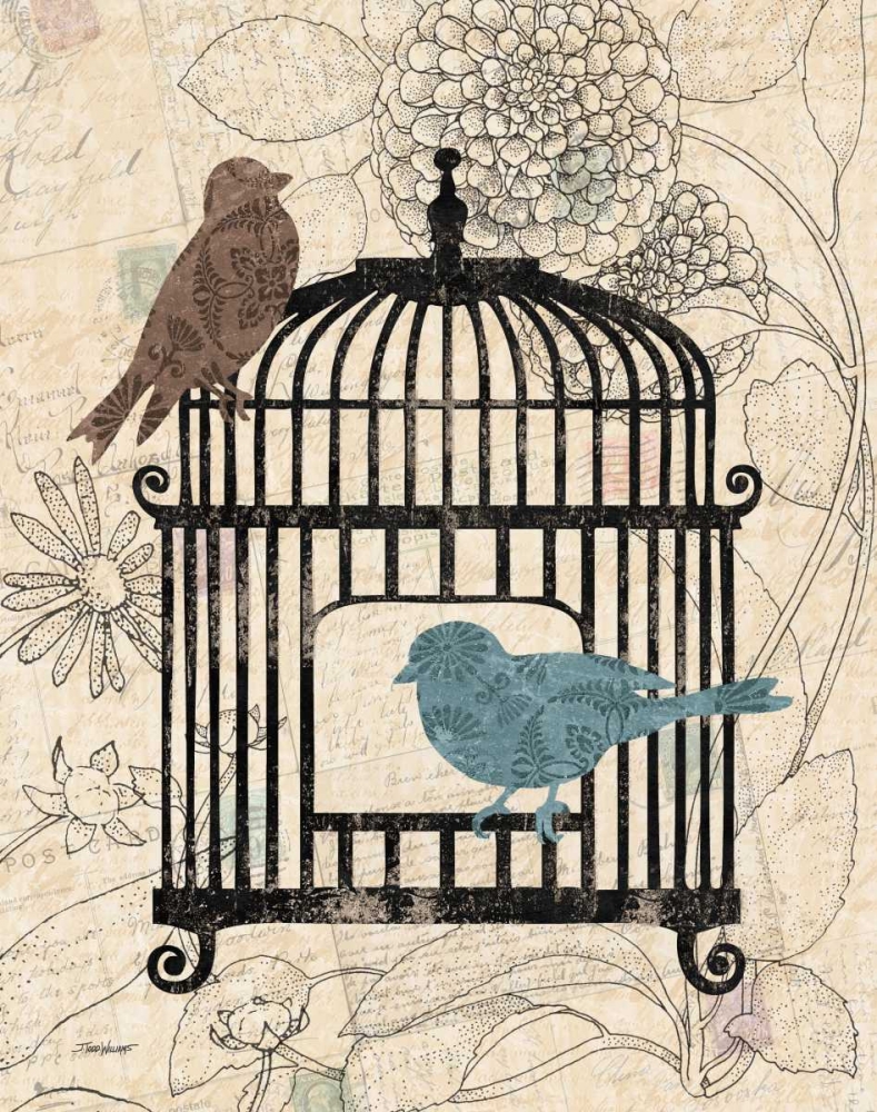 Birds and Blooms II art print by Todd Williams for $57.95 CAD