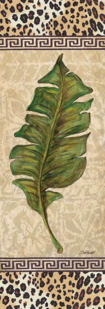 Leopard Palm Leaf I art print by Todd Williams for $57.95 CAD