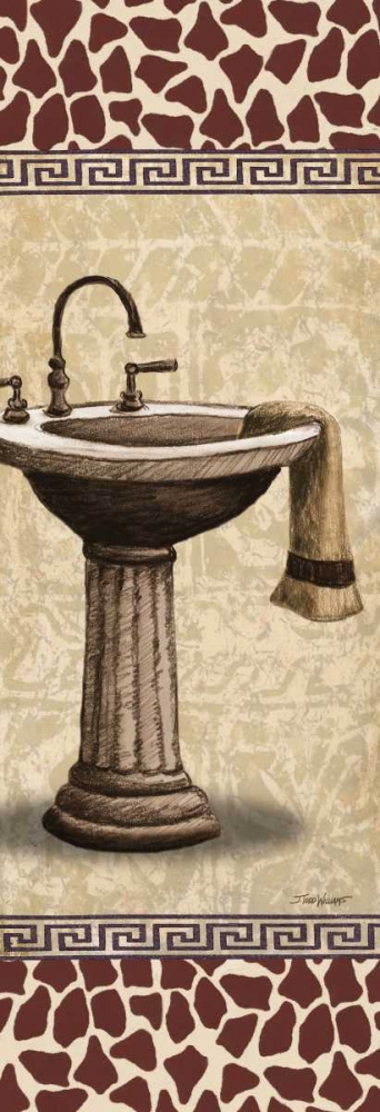 Giraffe Sink art print by Todd Williams for $57.95 CAD