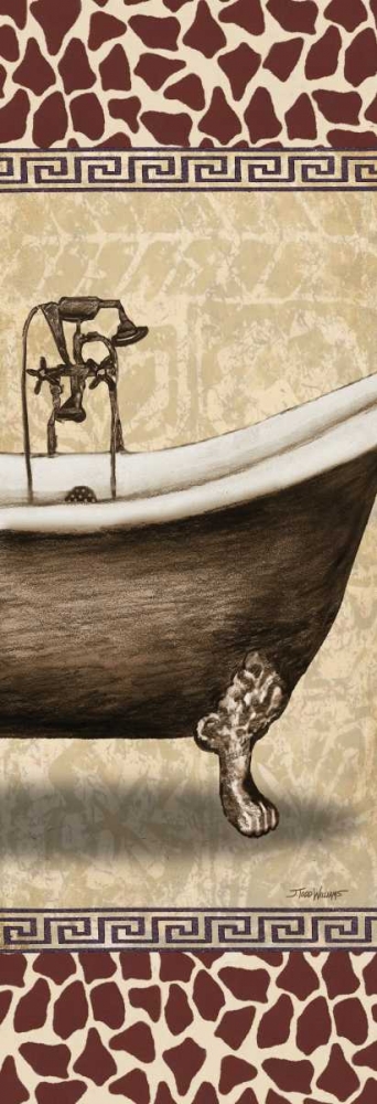 Giraffe Tub art print by Todd Williams for $57.95 CAD