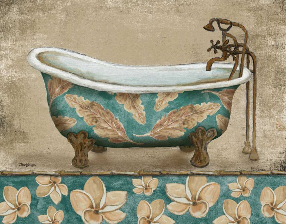 Tropical Bathtub I art print by Todd Williams for $57.95 CAD