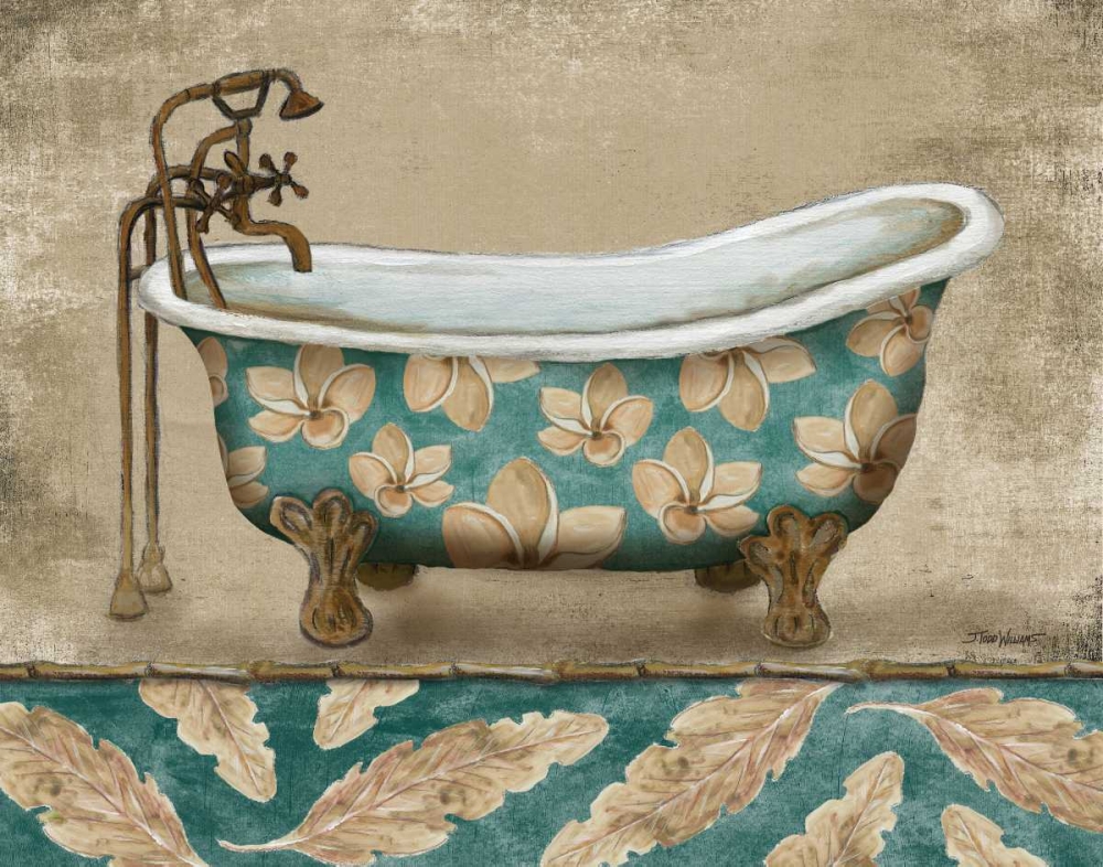 Tropical Bathtub II art print by Todd Williams for $57.95 CAD
