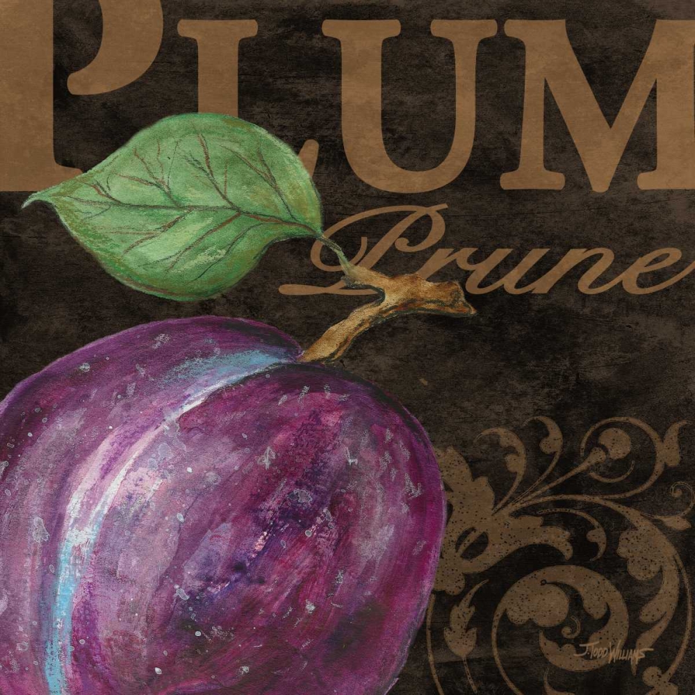 French Fruit Plum art print by Todd Williams for $57.95 CAD
