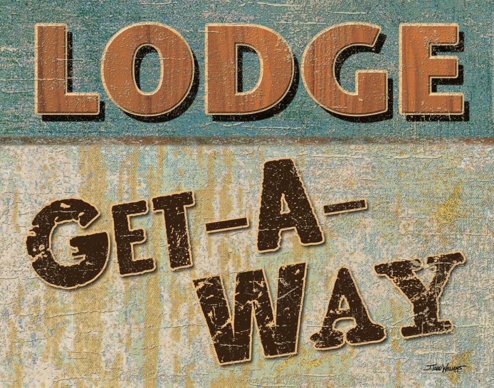 Lodge Get Away art print by Todd Williams for $57.95 CAD