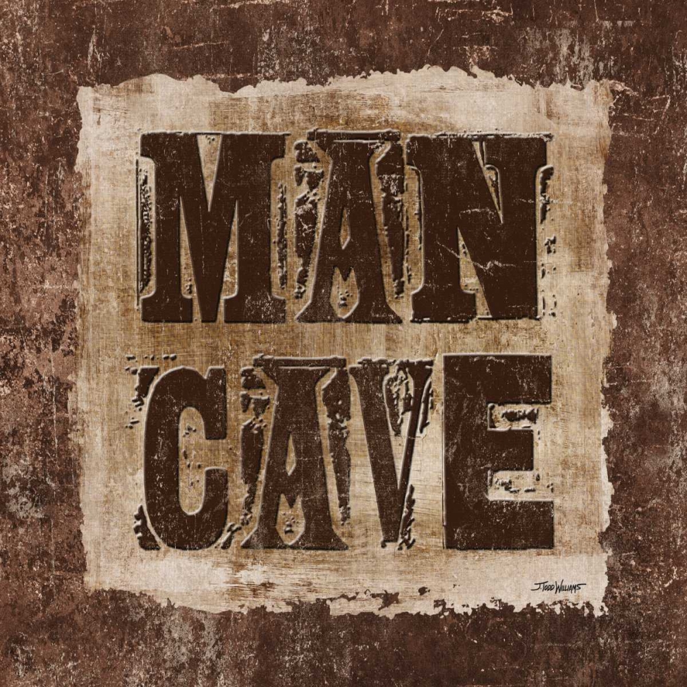 ManCave Lodge Sq art print by Todd Williams for $57.95 CAD