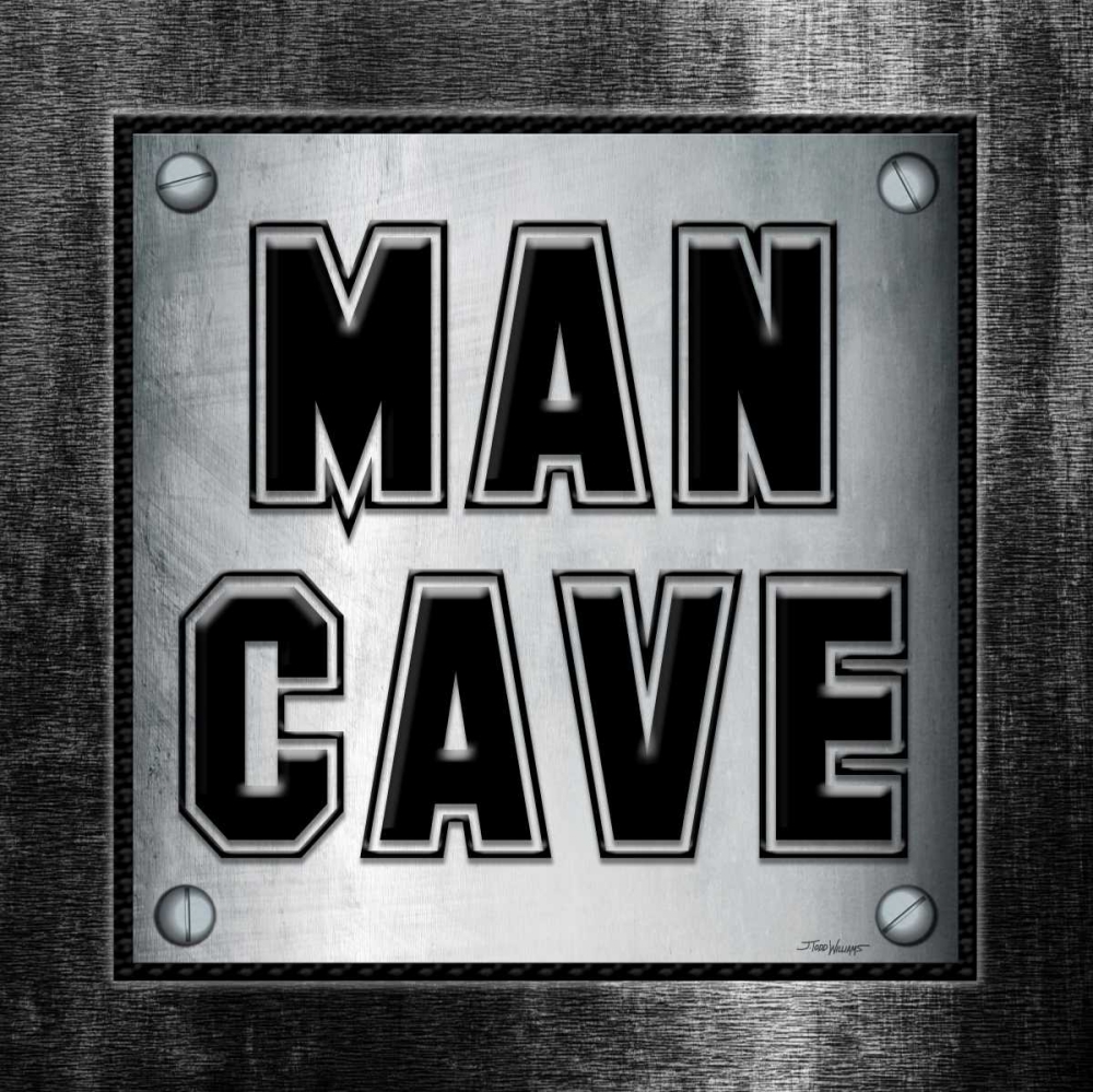 ManCave  Metal Sq art print by Todd Williams for $57.95 CAD