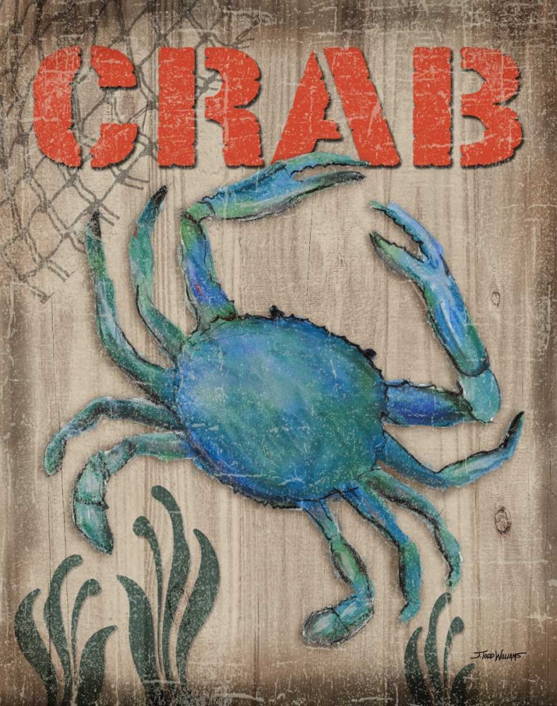 Crab art print by Todd Williams for $57.95 CAD