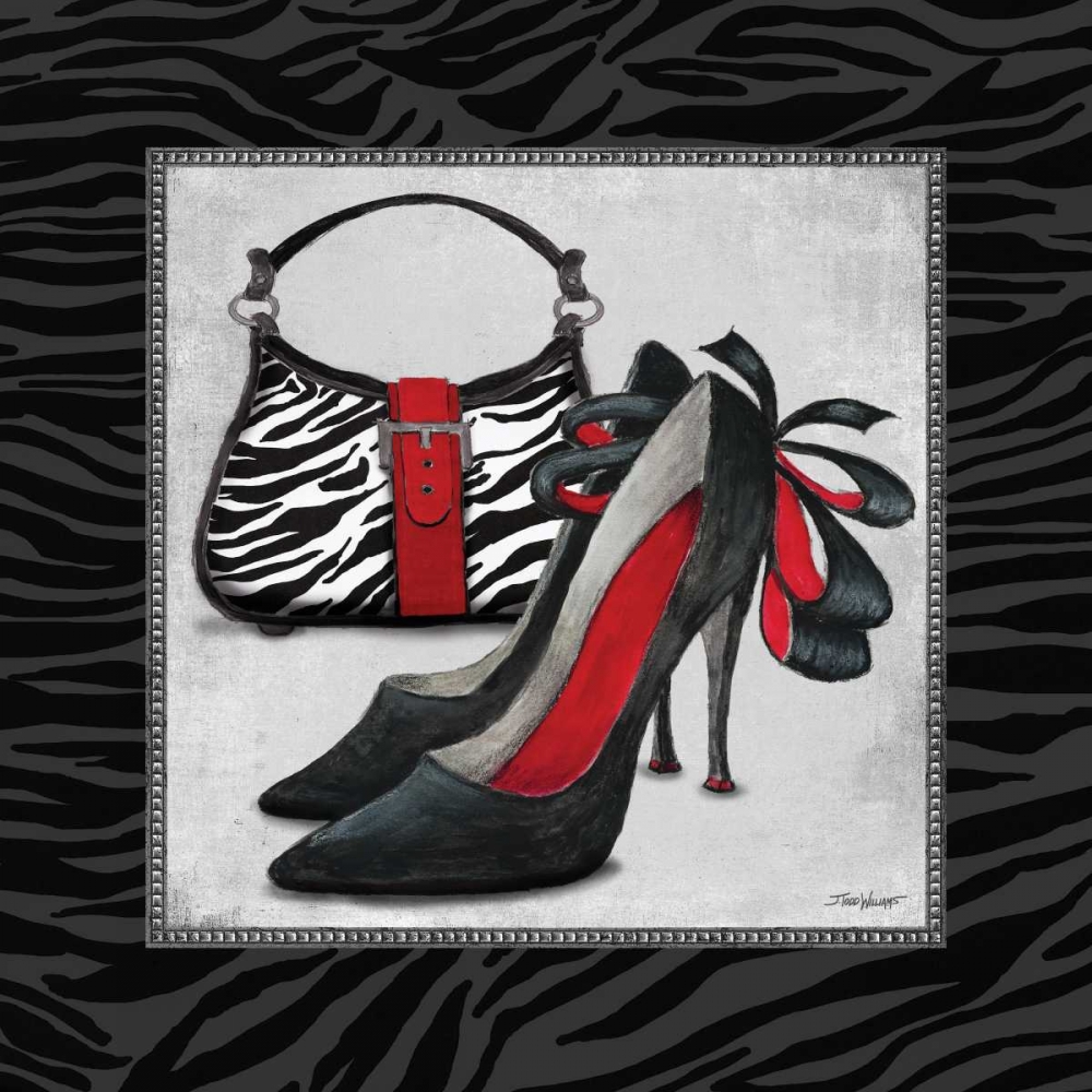 Zebra Fashion II art print by Todd Williams for $57.95 CAD
