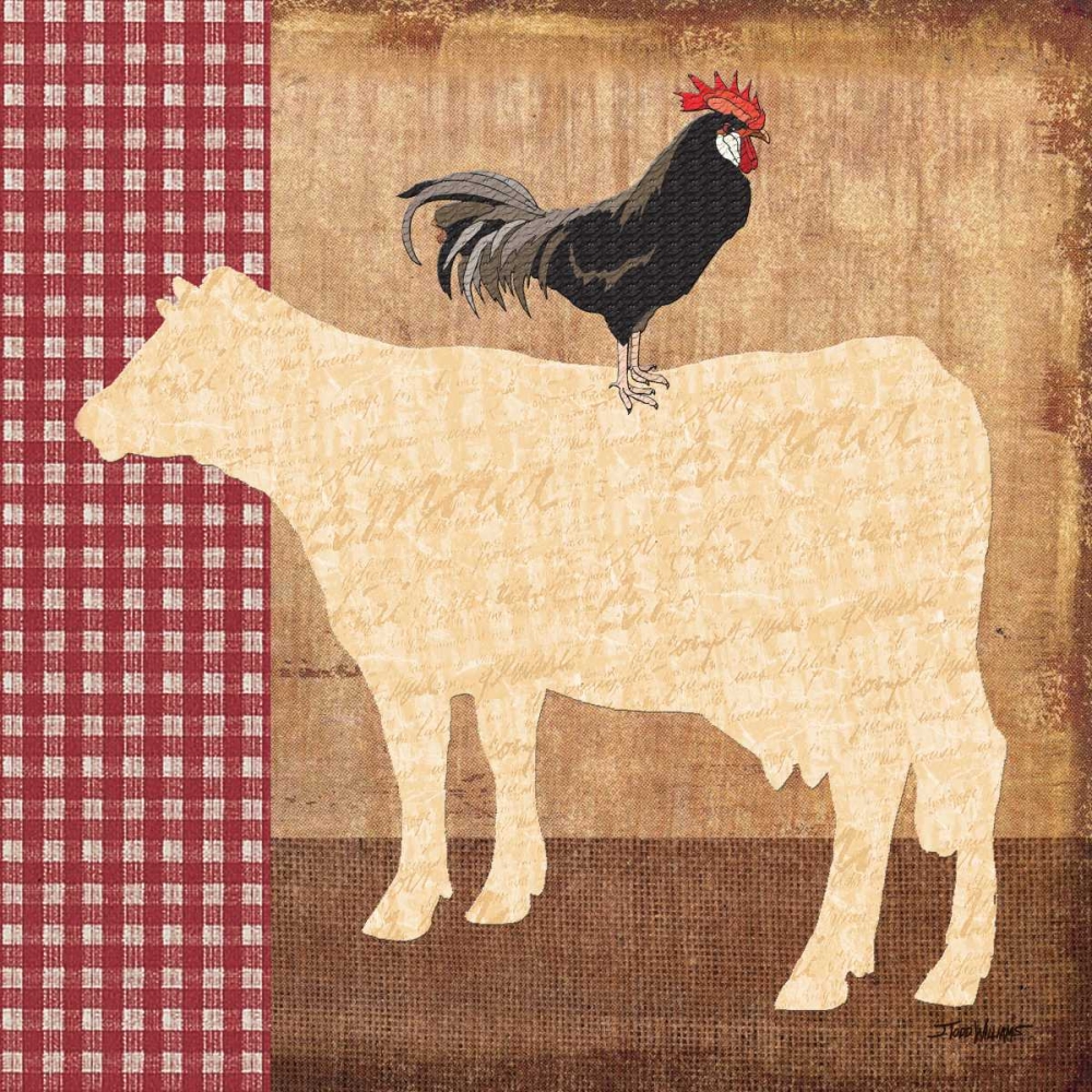 Cow art print by Todd Williams for $57.95 CAD