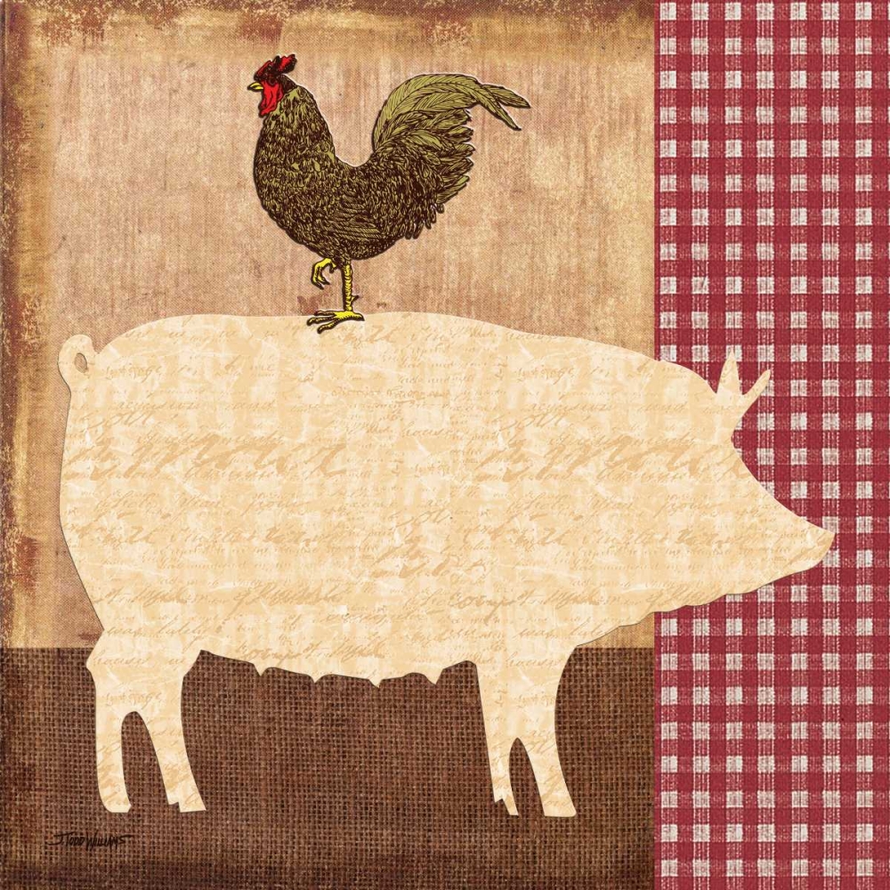Pig art print by Todd Williams for $57.95 CAD