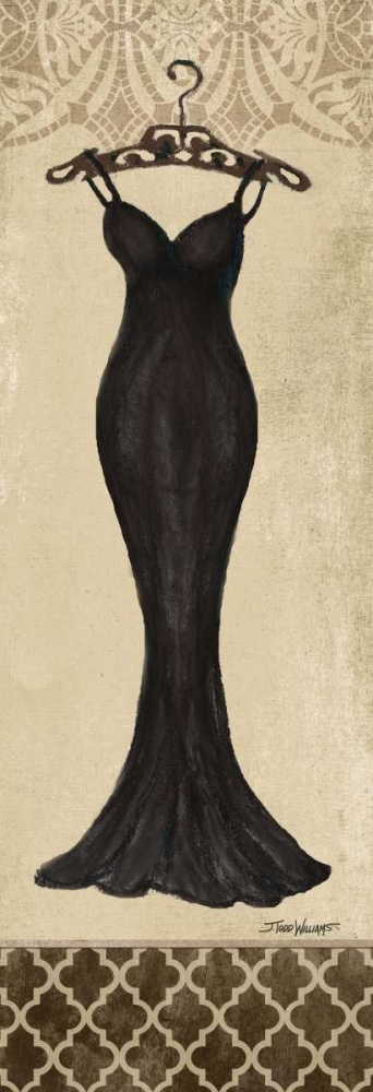Black Fashion Dress II art print by Todd Williams for $57.95 CAD