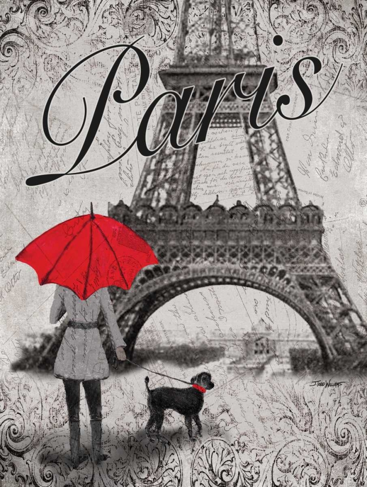 Strolling Paris II art print by Todd Williams for $57.95 CAD