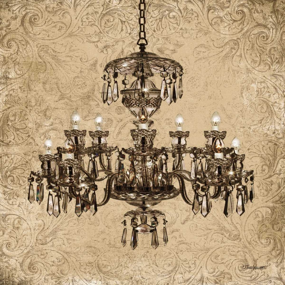 Vintage Chandelier II art print by Todd Williams for $57.95 CAD