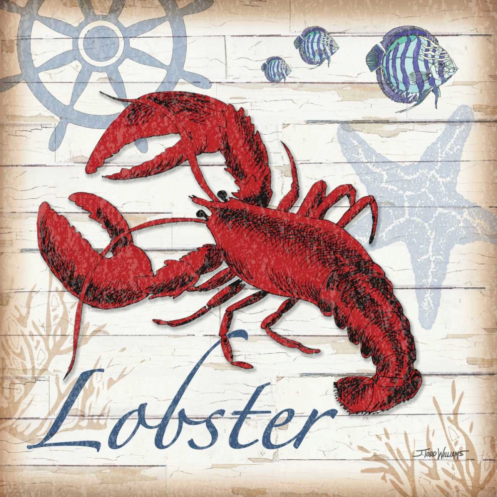 Lobster art print by Todd Williams for $57.95 CAD
