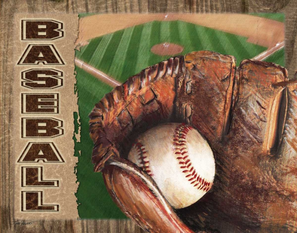 Baseball art print by Todd Williams for $57.95 CAD