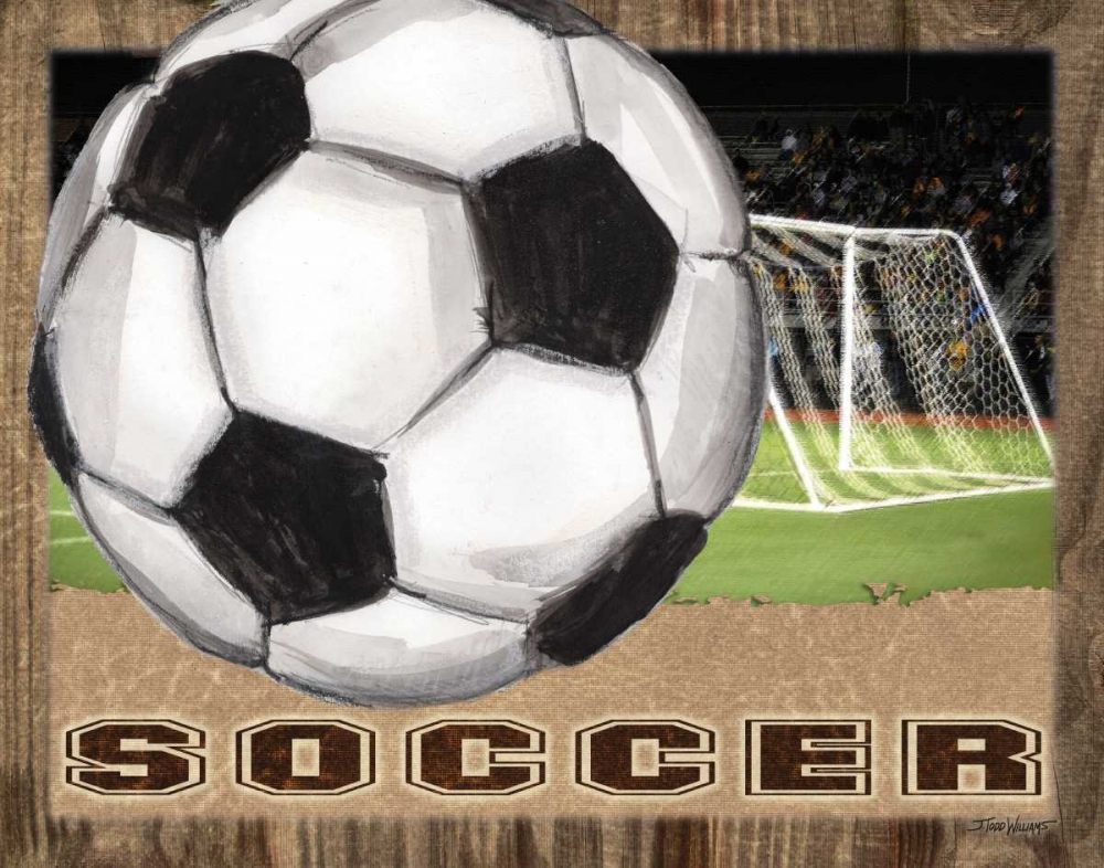 Soccer art print by Todd Williams for $57.95 CAD