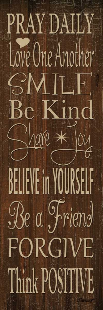 Words to Live By I art print by Todd Williams for $57.95 CAD