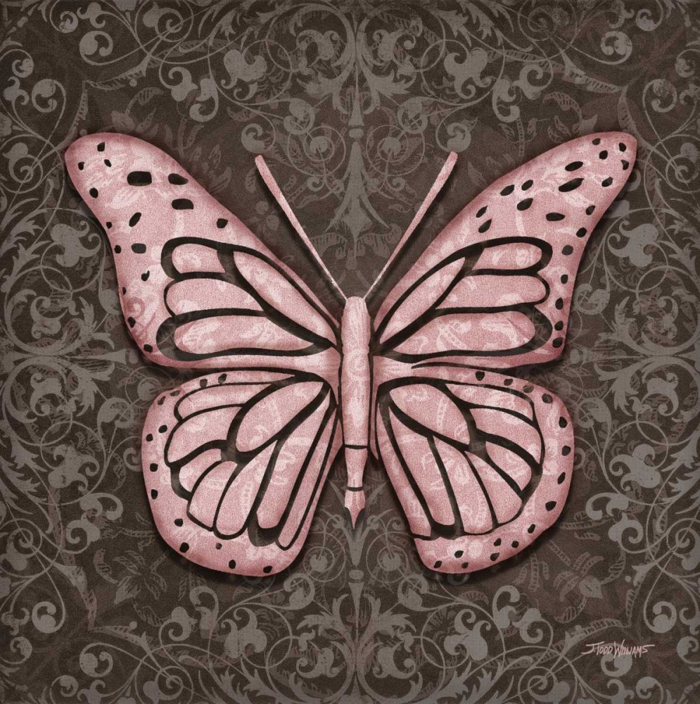 Pink Butterfly IV art print by Todd Williams for $57.95 CAD